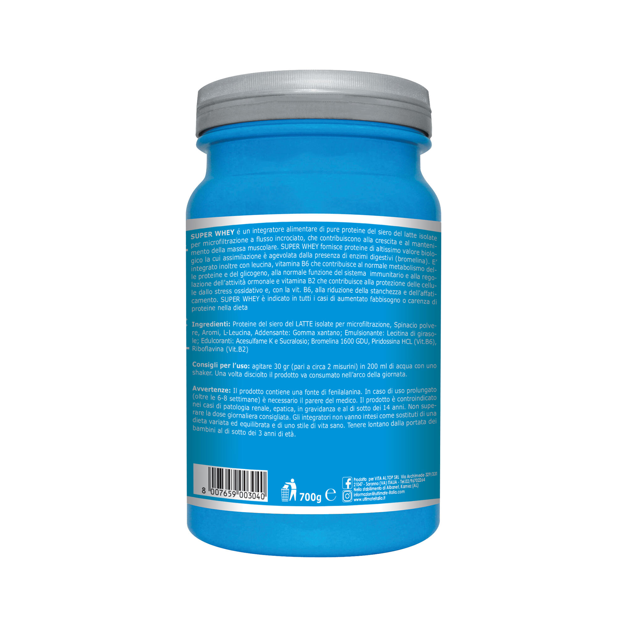 Integratore alimentare - SUPER WHEY PISTACCHIO - 700g 2/7