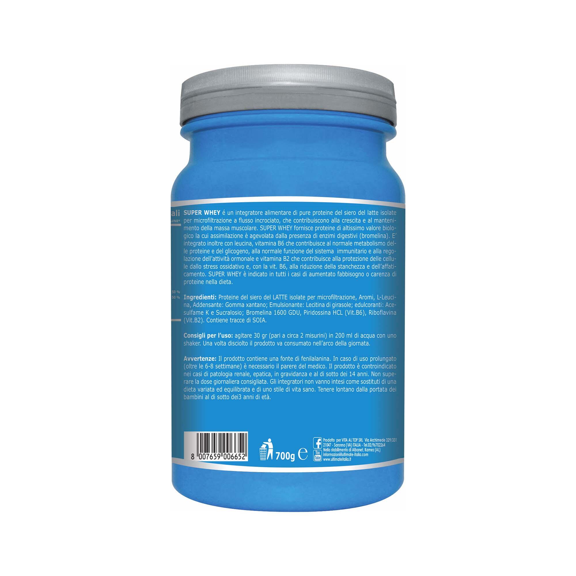 Integratore alimentare - SUPER WHEY VANIGLIA -  700g 2/7