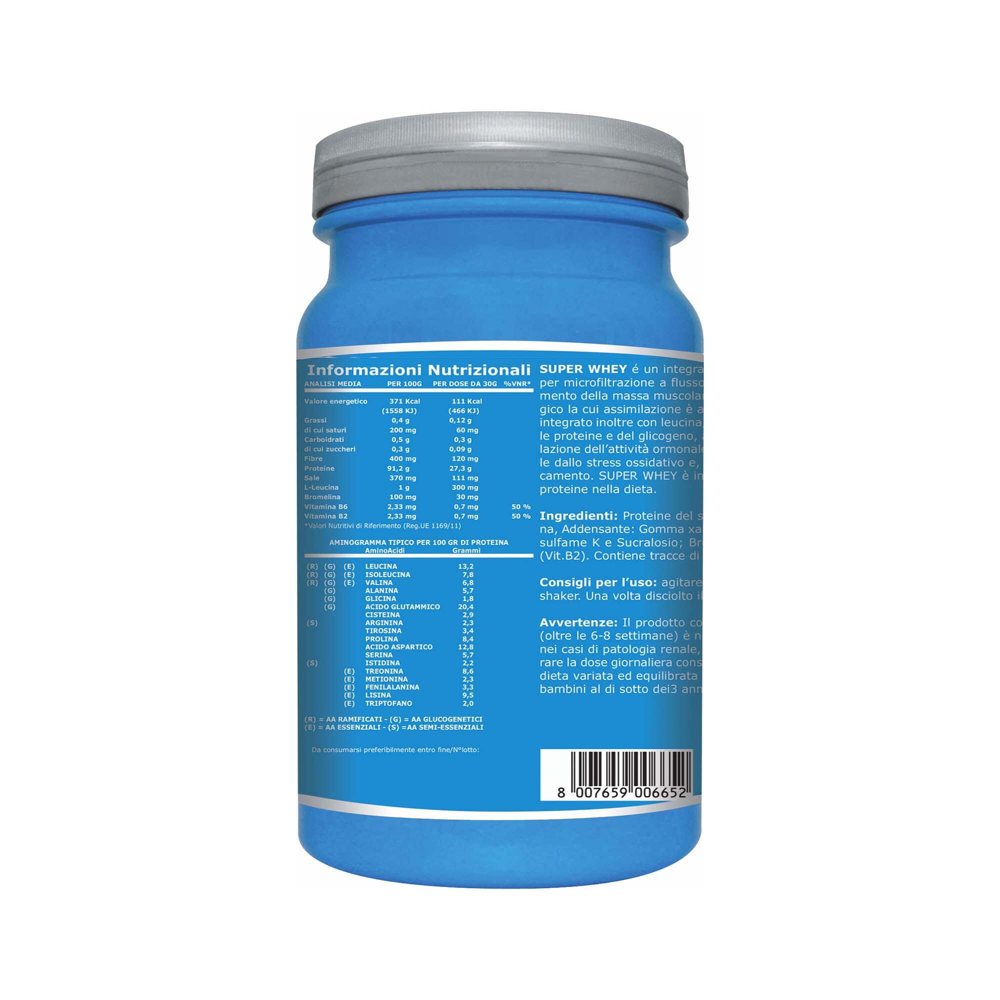 Integratore alimentare - SUPER WHEY VANIGLIA -  700g 3/7