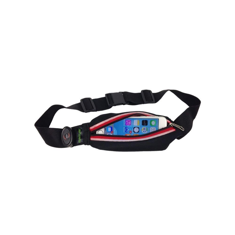 TUNTURI Riñonera para correr con luz de seguridad LED