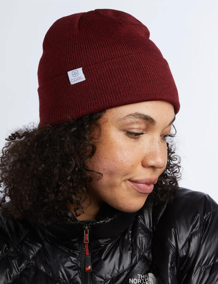 Czapka zimowa COAL FLT burgundy