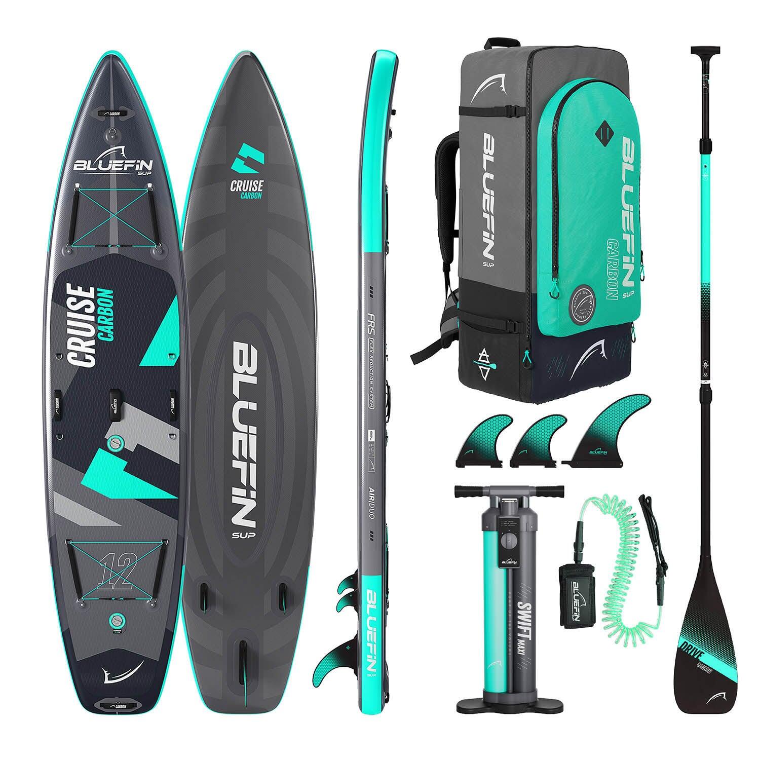 BLUEFIN SUP Aufblasbare Paddleboard-Reihe Cruise Carbon
