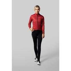 Thermo Fleece Wielrenjack Dames Fietsshirt Lange Mouwen Wielerkleding Fietsjas