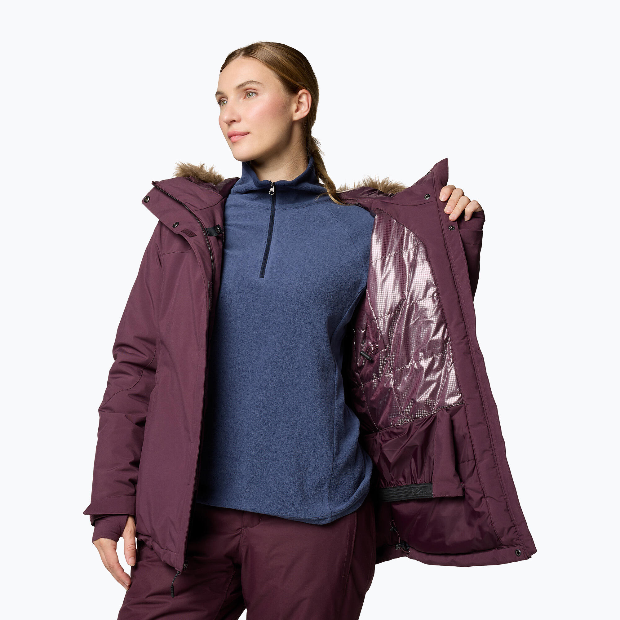 Veste de Ski Imperméable Columbia "Ava Alpine II Insulated Jacket" XS Violet 5/7