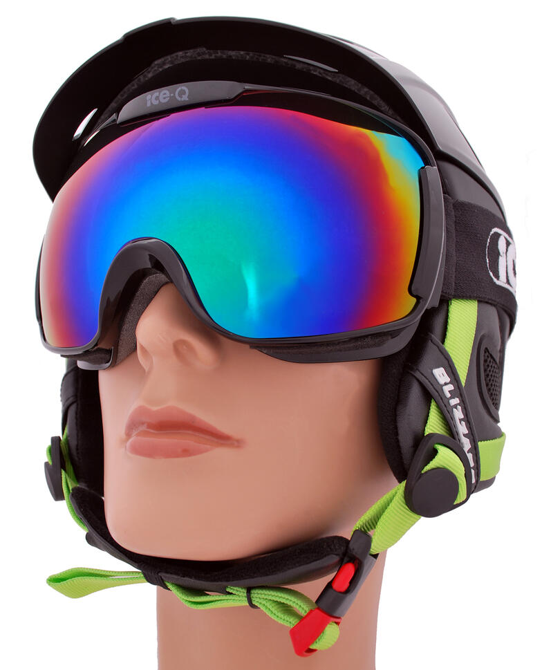 Gogle narciarskie dla dorosłych Ice-Q Alta Badia-2 OTG filtr S3, na okulary