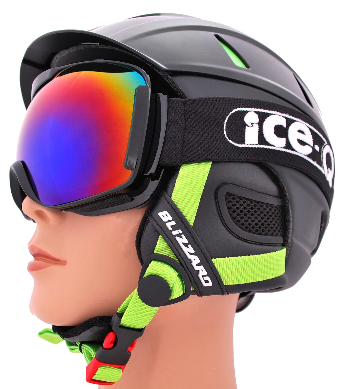 Gogle narciarskie dla dorosłych Ice-Q Alta Badia-2 OTG filtr S3, na okulary 5/7