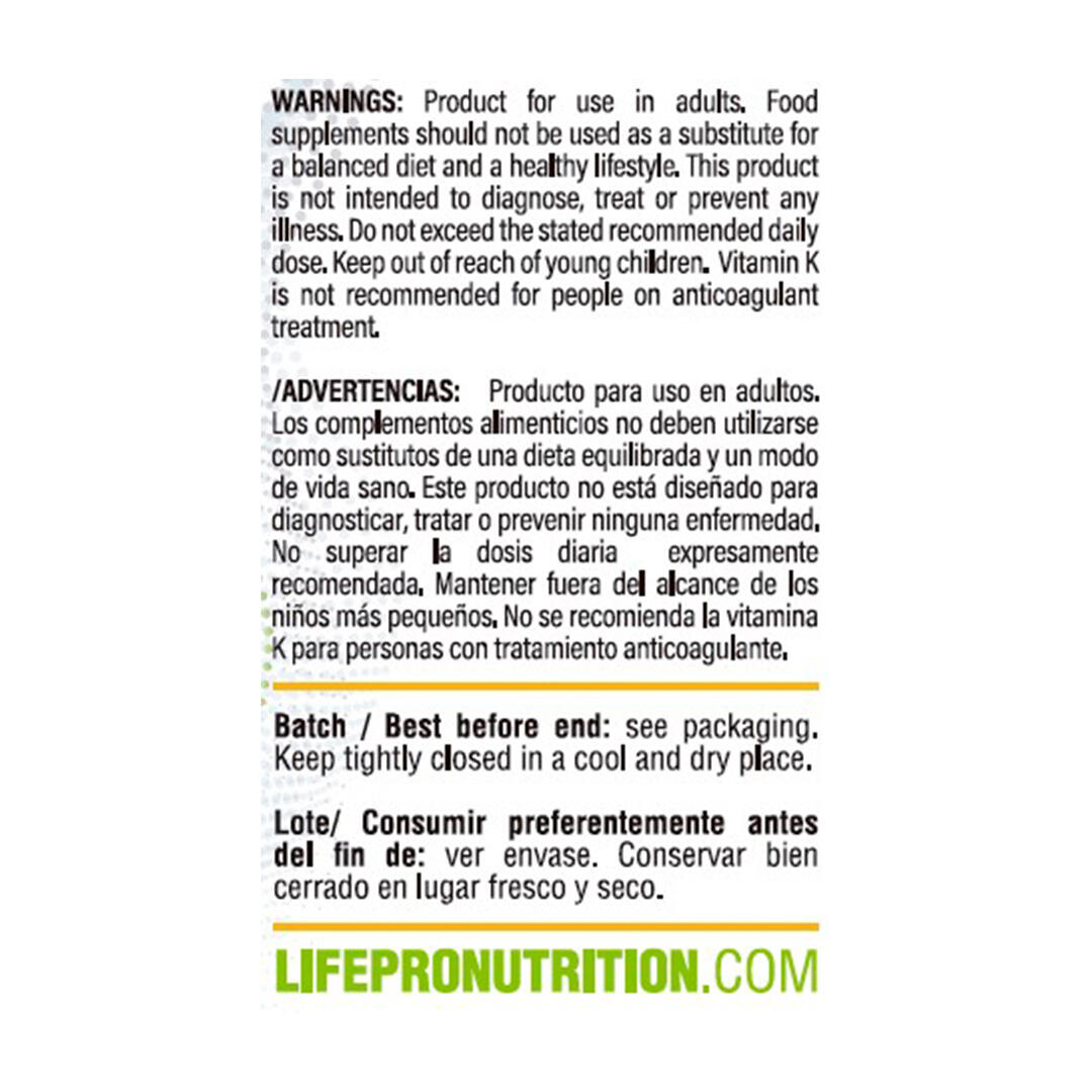 Tägliche Vitamine - 180 vegane LifePRO-Kapseln 3/6