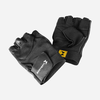 Fitnesshandschoenen - dames en heren lifting gloves - maat l - zwart