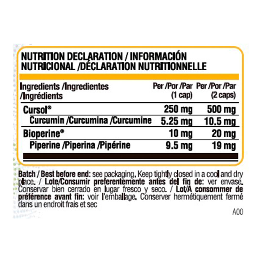 curcumina Life Pro Turmeric Curcumin + Bioperine 60 vcaps 3/5