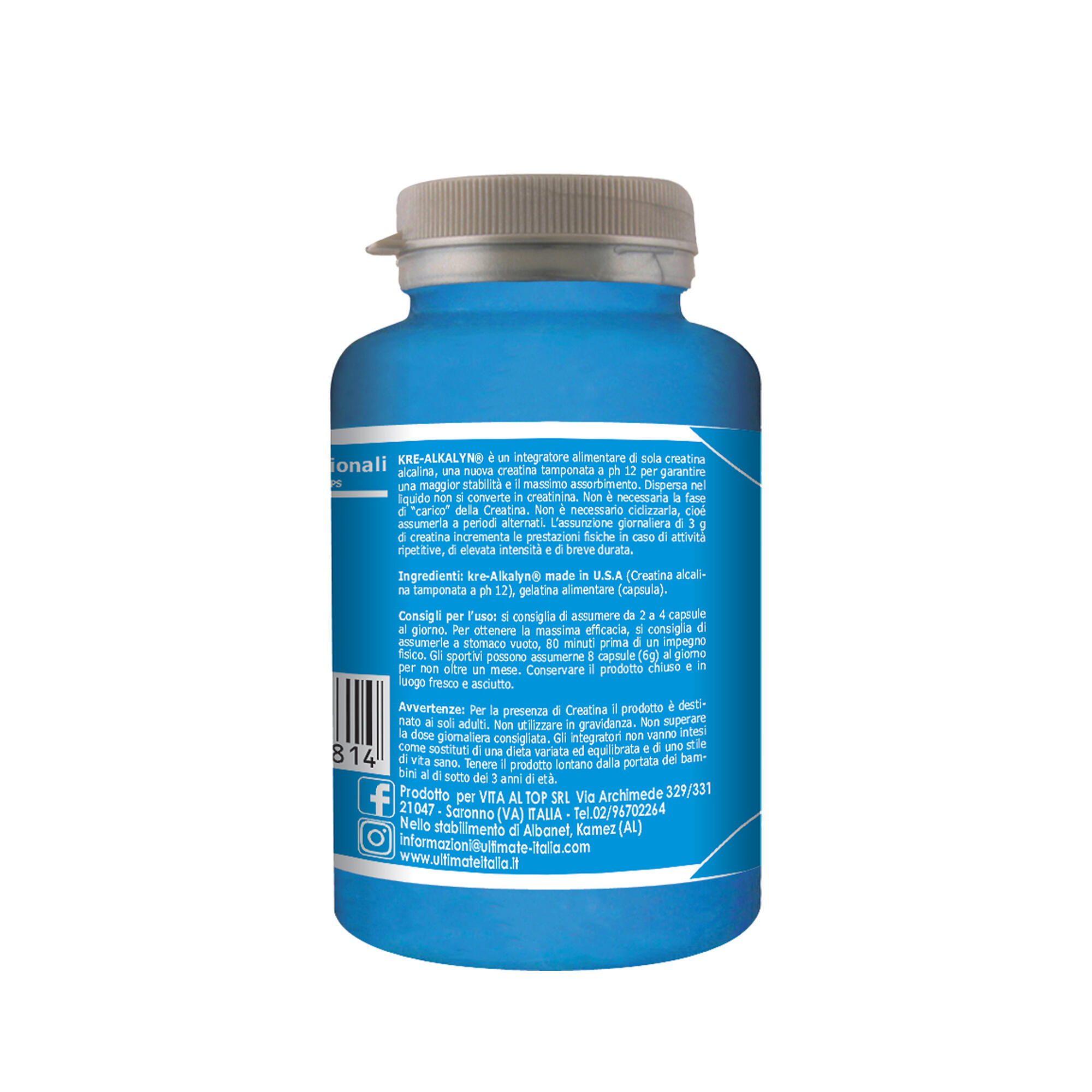 Integratore alimentare - KRE-ALKALYN - 120 cps 2/7