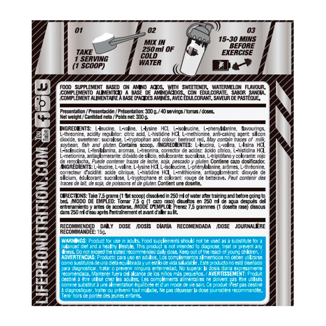 LIFE PRO MAP SABORES 300G - Aminoácidos Esenciales y Recuperación 2/5