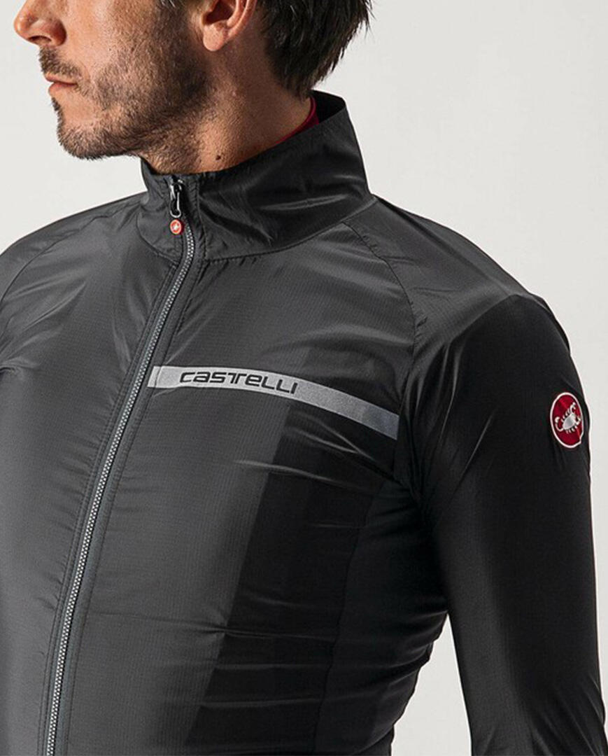 Castelli Squadra Stretch Windbreaker Jacke Schwarz 4/5