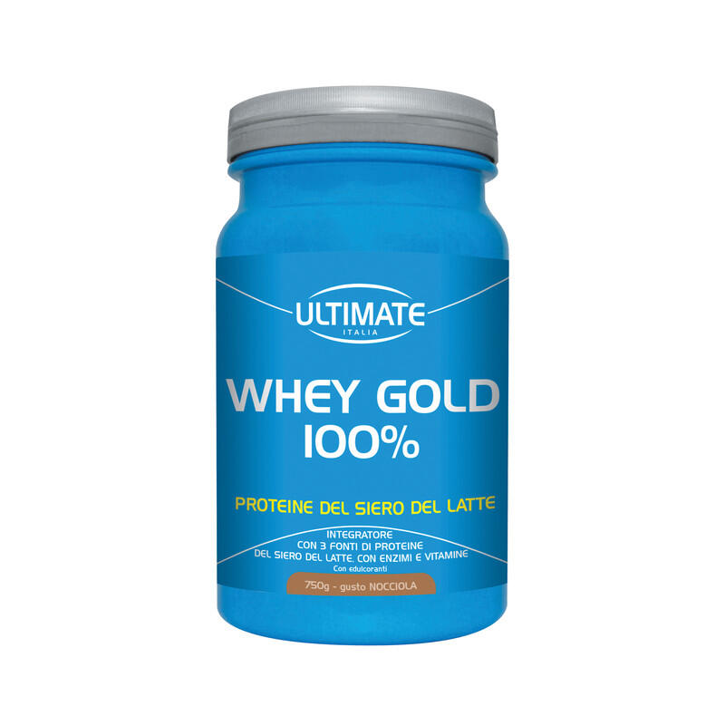 ULTIMATE ITALIA Integratore alimentare - WHEY GOLD 100% NOCCIOLA - 750g
