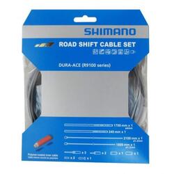 Jeux de câbles et gaines de changements de vitesses revêtus de polymère Shimano