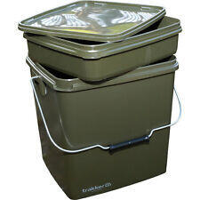 Kompletter Eimer Trakker Olive square Bucket 13l