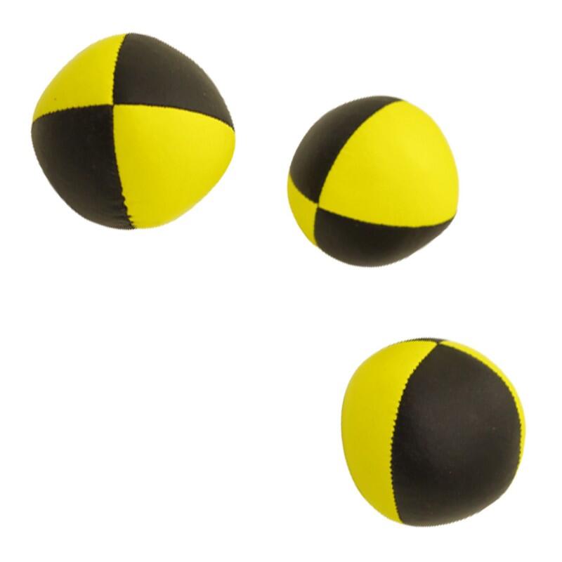 Cirkao - Balle De Jonglage Classic / Lot De 3 + Sac Cirkao - Pack De Jonglerie - Jaune|noir - 12 Cm - Decathlon