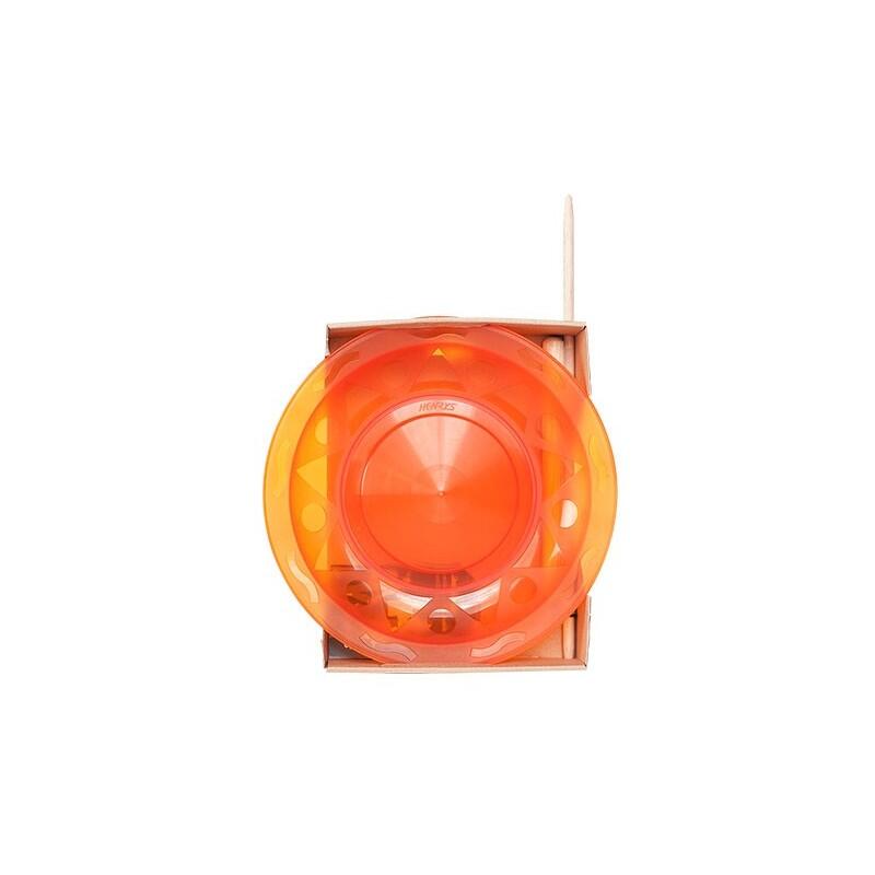 Cirkao - Assiette À Tourner + Baguette Bois Pliable Henrys - Assiette Chinoise - Orange - 25 Cm - Decathlon
