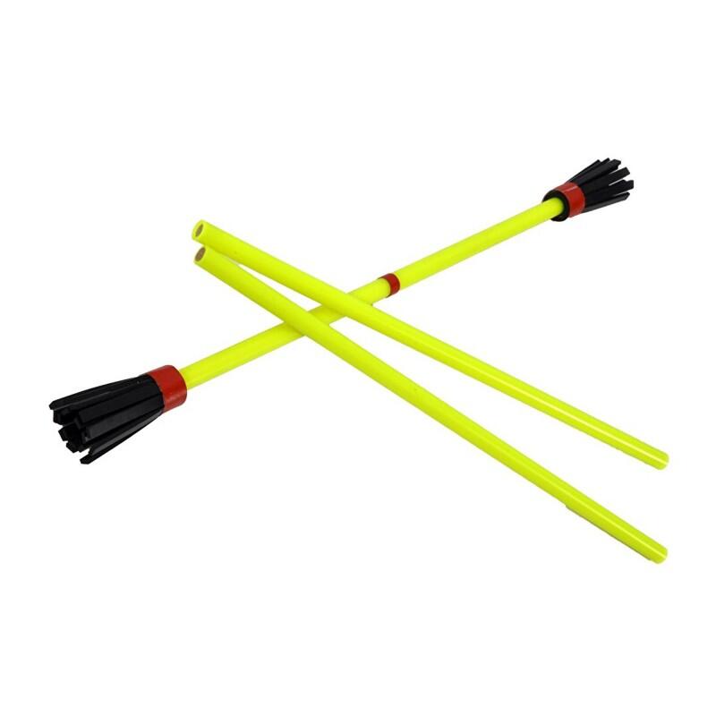 Cirkao - Bâton Fleurs Enfant Silicone + Baguettes Cirkao - Flowerstick - Jaune - 59 Cm - Decathlon