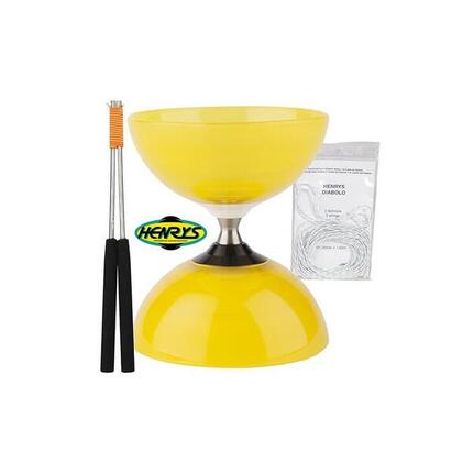 Diabolo Beach à roulement - Turquoise + Bag. Alu Bleu + 5m ficelle