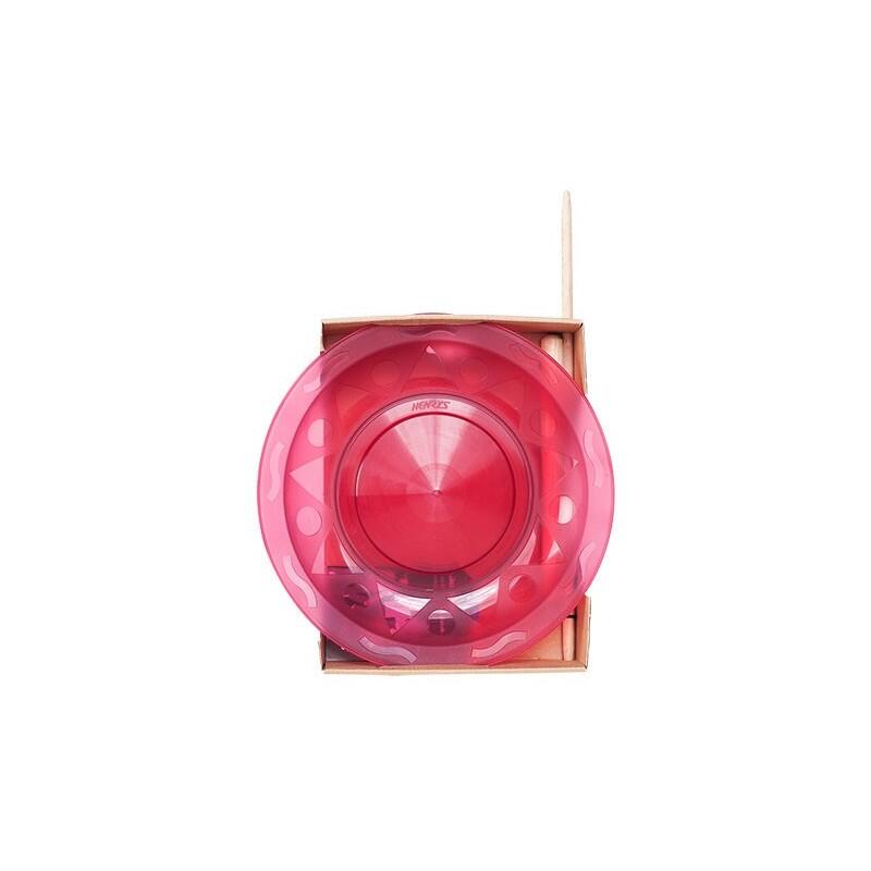 Cirkao - Assiette À Tourner + Baguette Bois Pliable Henrys - Assiette Chinoise - Rose - 25 Cm - Decathlon