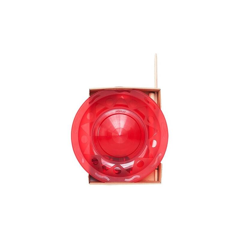 Cirkao - Assiette À Tourner + Baguette Bois Pliable Henrys - Assiette Chinoise - Rouge - 25 Cm - Decathlon
