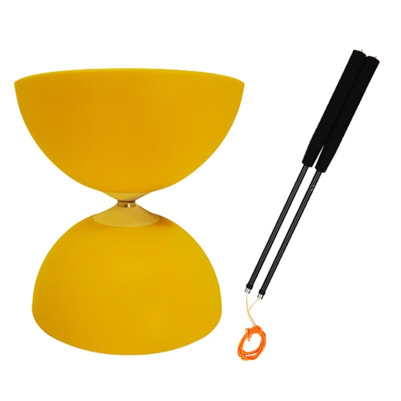 Cirkao - Diabolo Circus Henrys Ultra-light + Baguettes Carbone - Diabolo - Jaune - 35 Cm - Decathlon