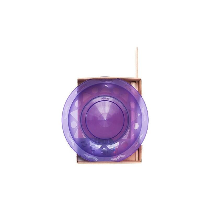 Cirkao - Assiette À Tourner + Baguette Bois Pliable Henrys - Assiette Chinoise - Violet - 25 Cm - Decathlon