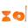 Diabolo Astro Play + Wandbes de madeira infantil