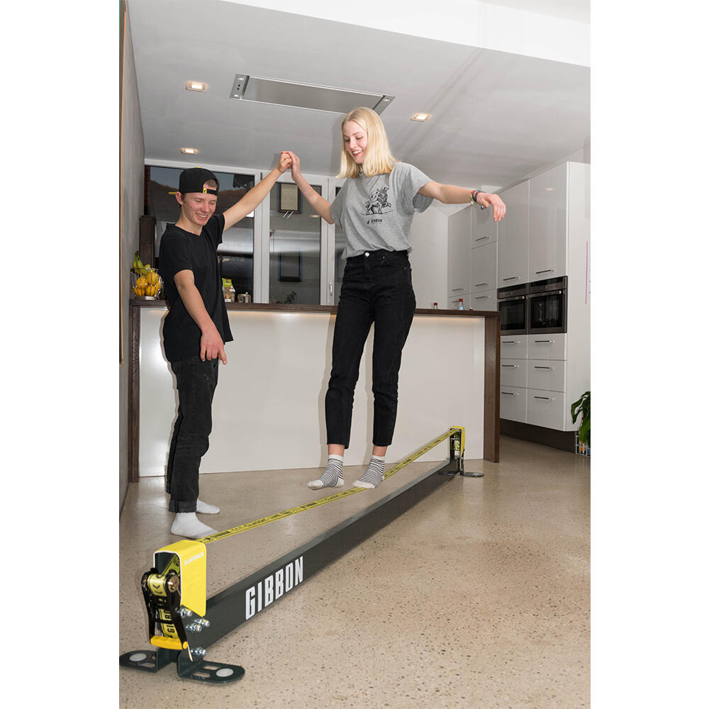 Slackline SLACKRACK CLASSIC - Slacklining - Geel 7/8