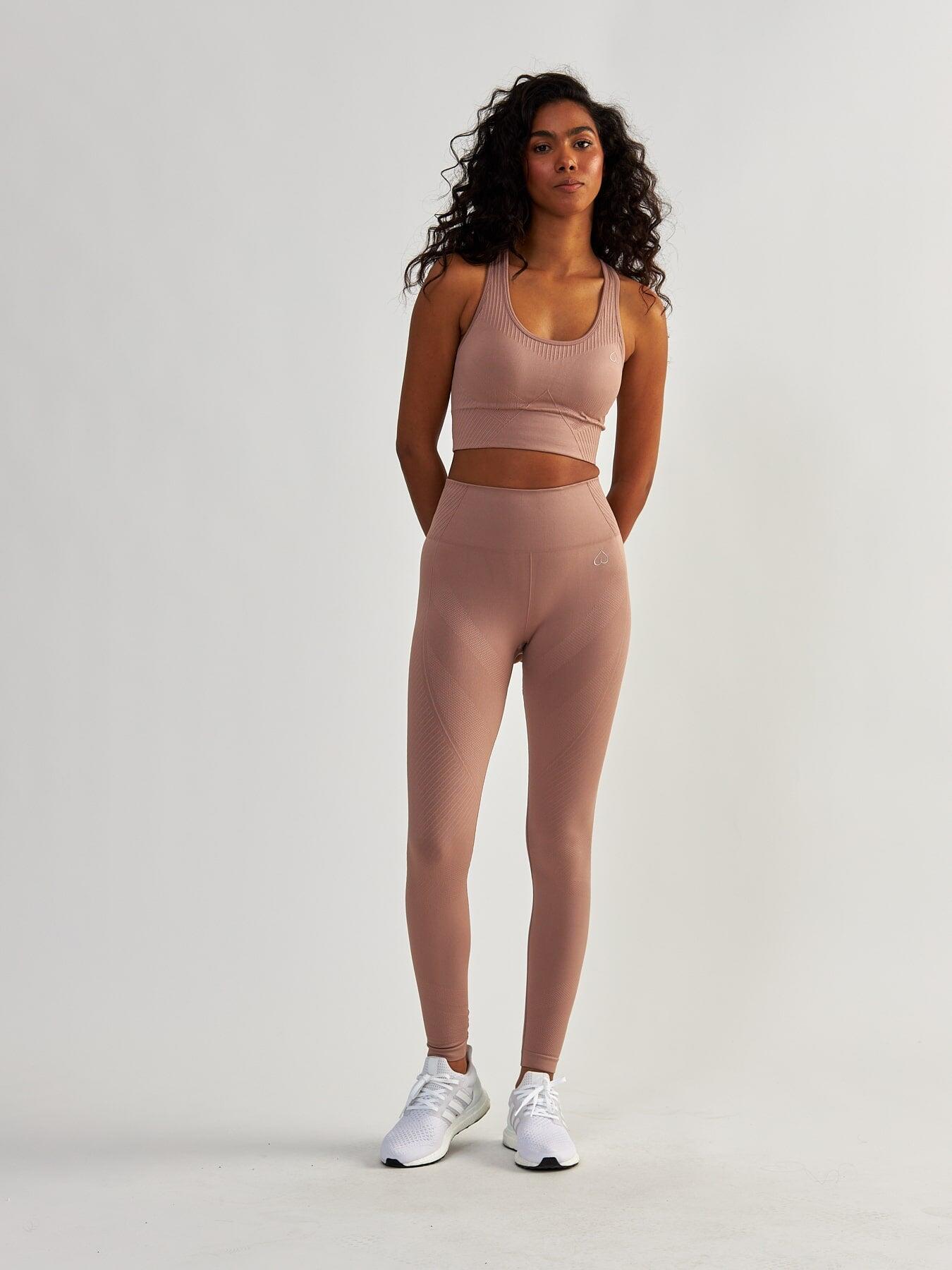 Damen Sport BH Femme Force Roségold für Sport & Freizeit 6/7