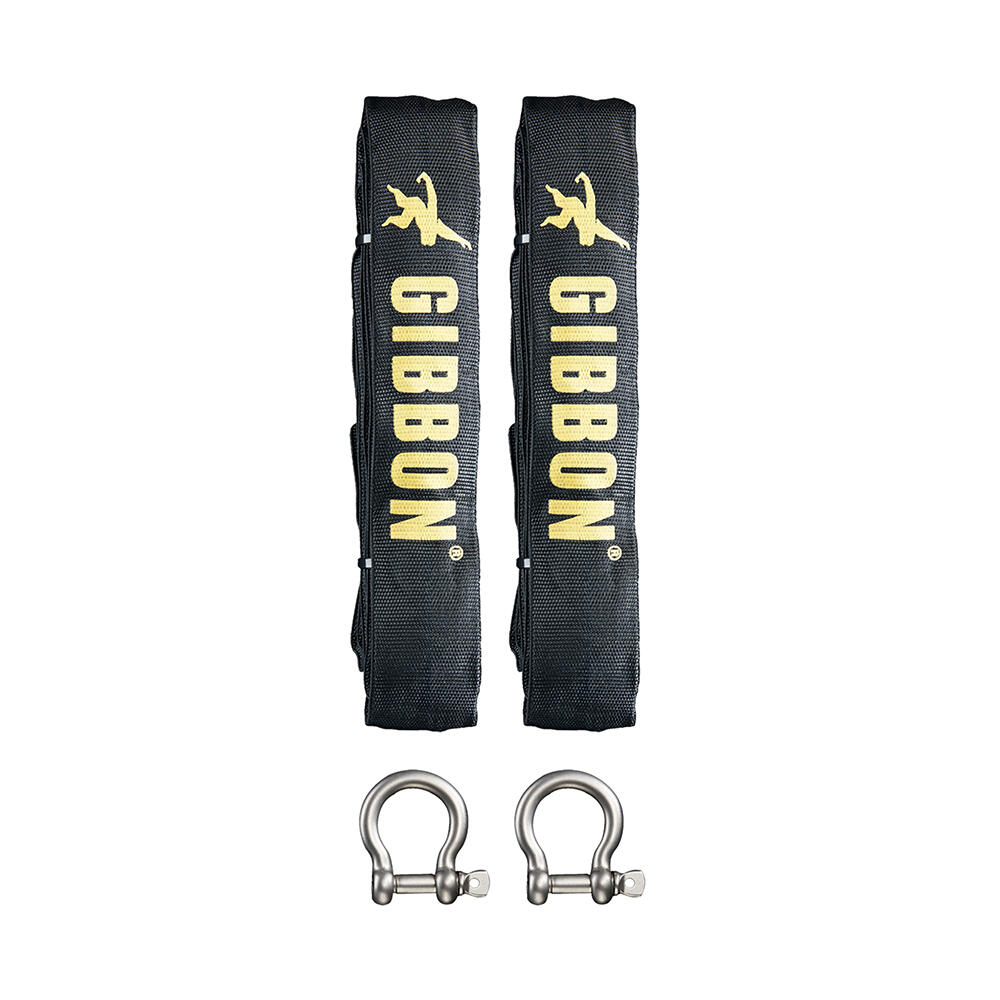 Slackline BANANALAMA XL met boombescherming - Slacklining - Geel 7/8