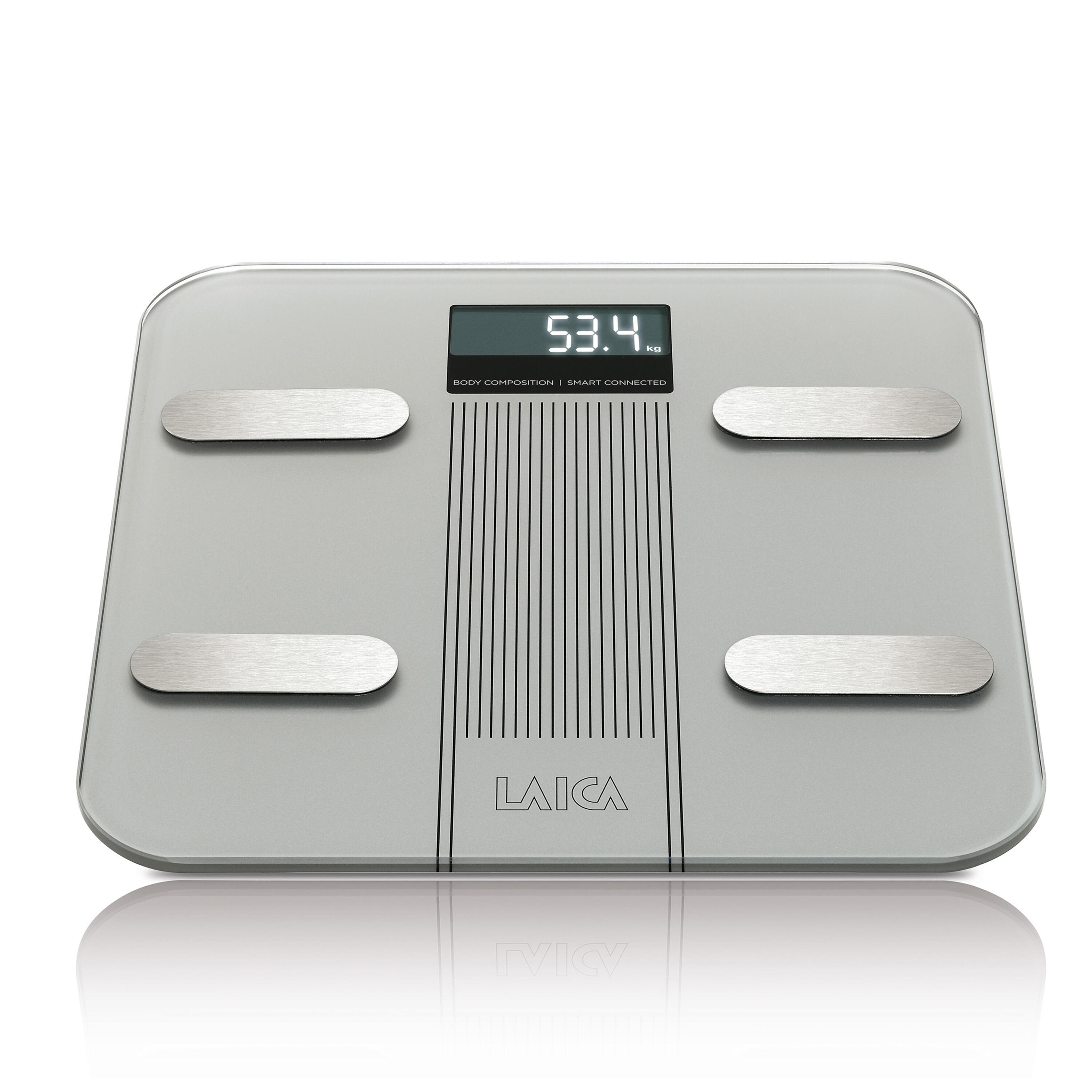 BÁSCULA SMART PS7005 PLATA 180 Kg.con cálculo de la composición corporal 2/4