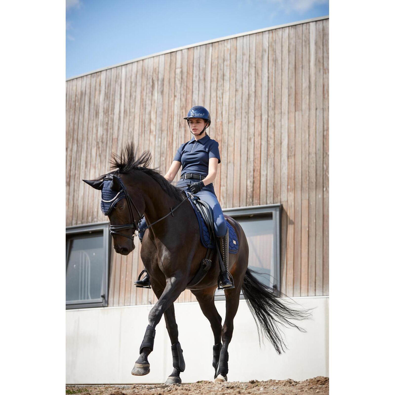 Polo d'équitation zippée femme Catago Nash 4/7
