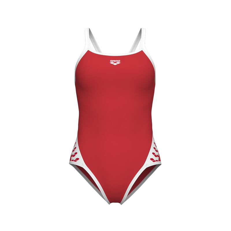 Arena Badpak Icons Super Fly Back Solid Rood/Wit