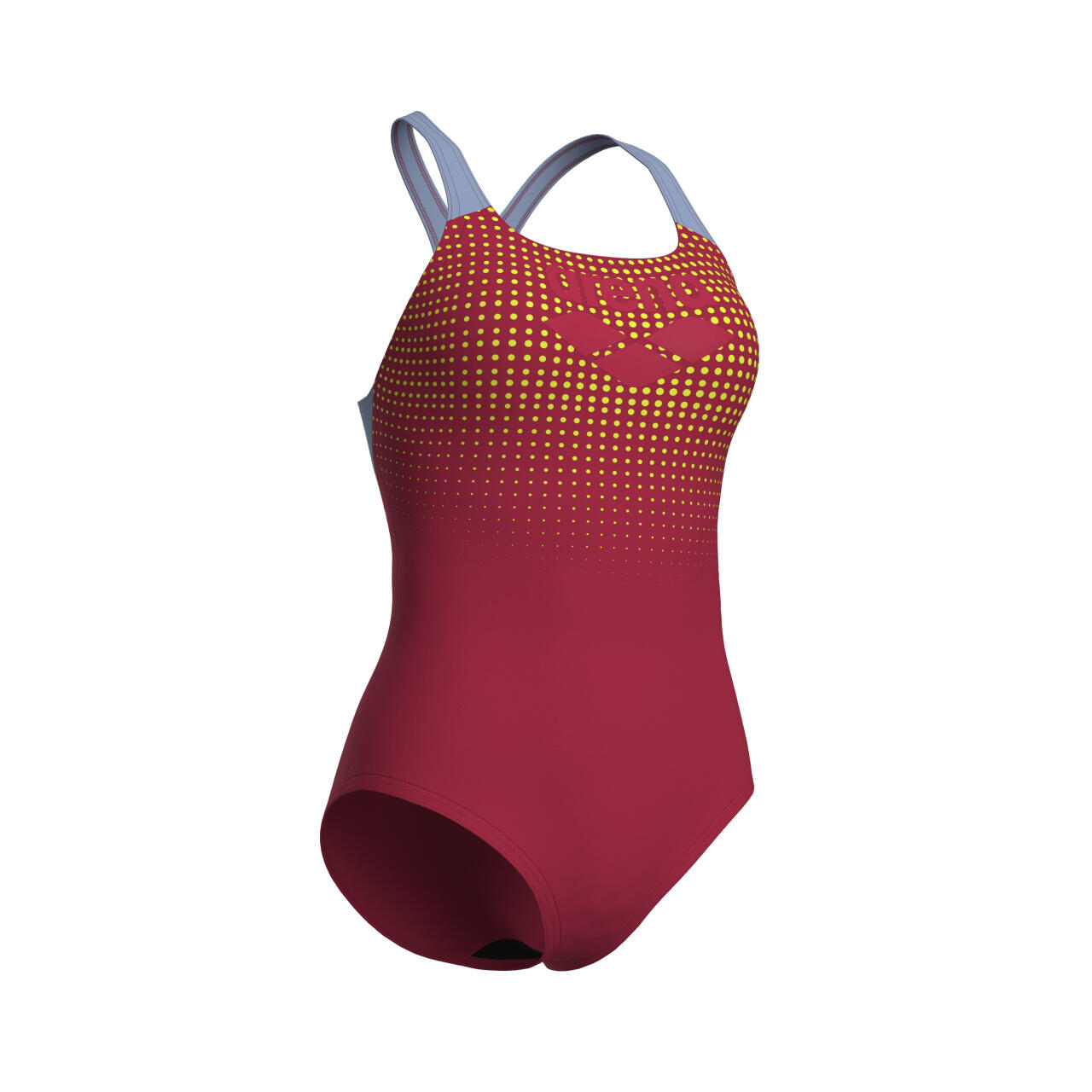 Badeanzug für Damen Arena Foggy Dots Swimsuit Swim Pro Back 5/7