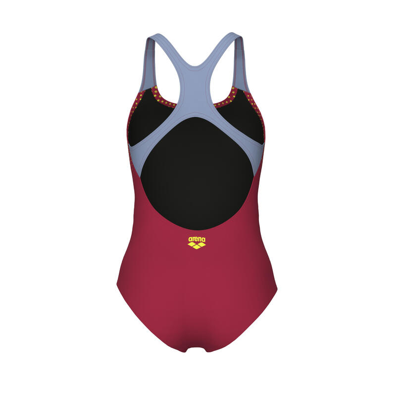 Costum de baie pentru femei Arena Foggy Dots Swimsuit Swim Pro Back