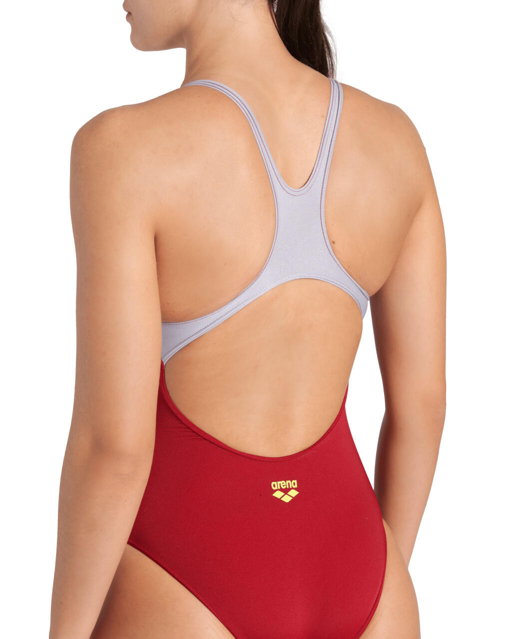 Badeanzug für Damen Arena Foggy Dots Swimsuit Swim Pro Back 2/7