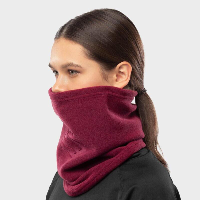 Heren en Dames Wintersport Winter nekwarmer Blunt Maroon Siroko Bordeaux