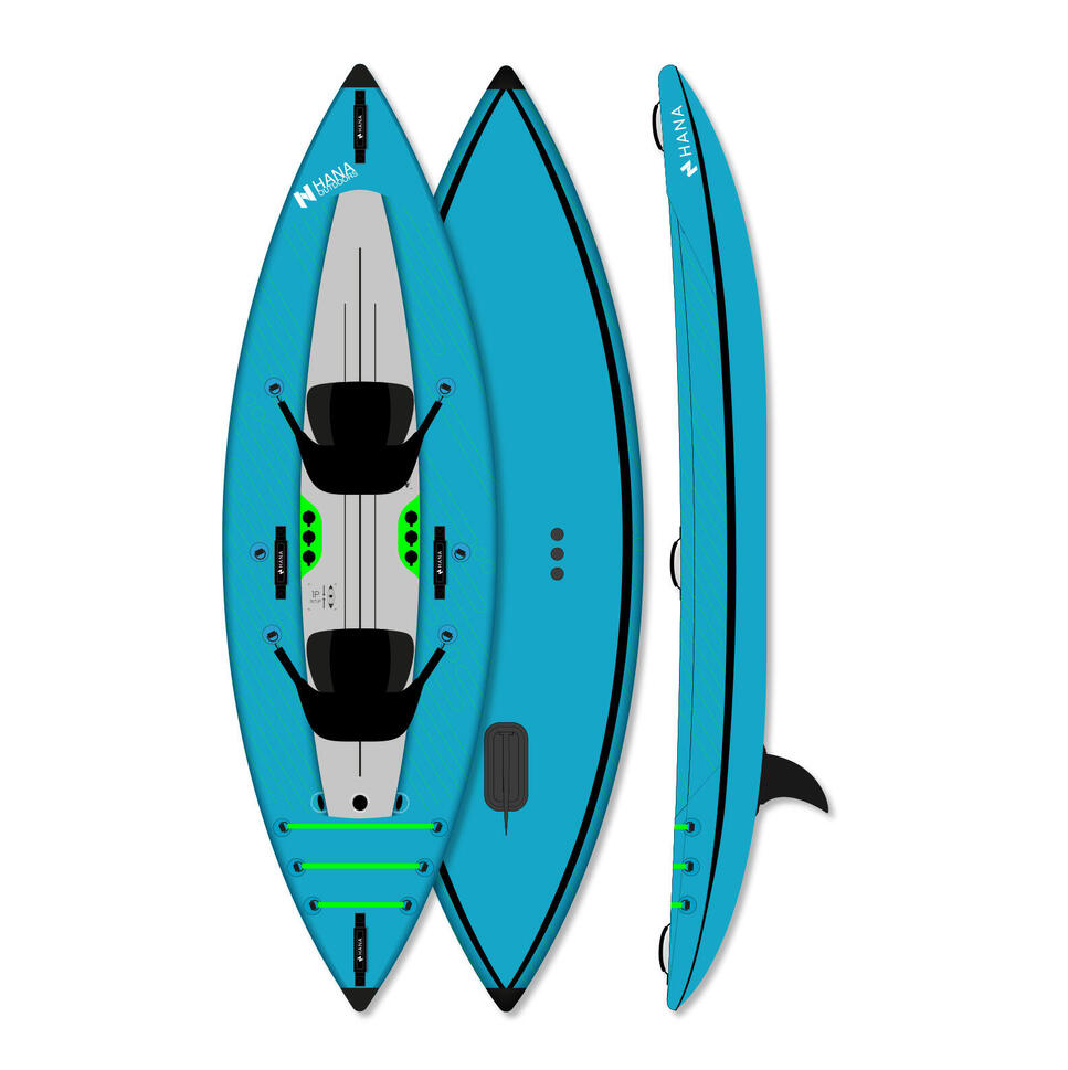 Nadmuchiwany kajak HANA Cruiser Dropstitch 1-2 osobowy wysokociśnieniowy