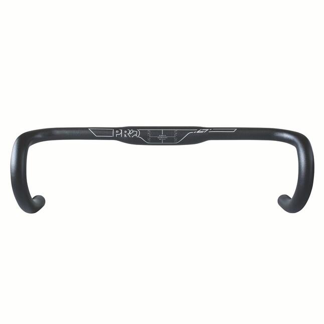 Massi MHB-811 X-Compact Ergo Cintre Vélo Route – 420 Mm Aluminium 6061-T6 – Drop 125 Mm Reach 80 Mm – Noir Oversize 31.8 Mm