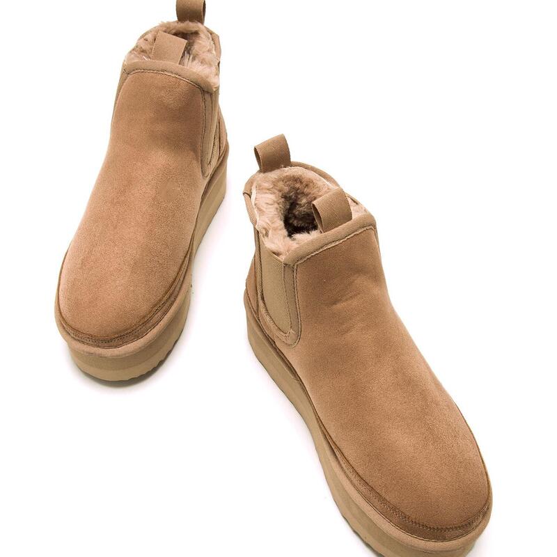 botas de tornozelo planas mulher mtng nivia castanho