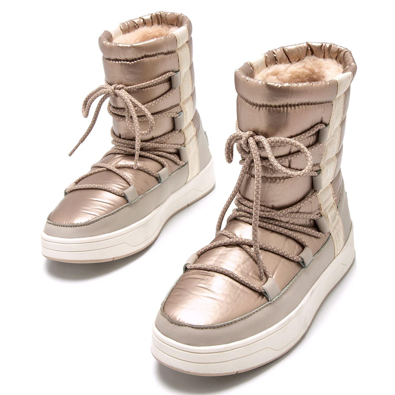 BOTINES PLANOS Mujer MTNG Nepal Beige 2/7