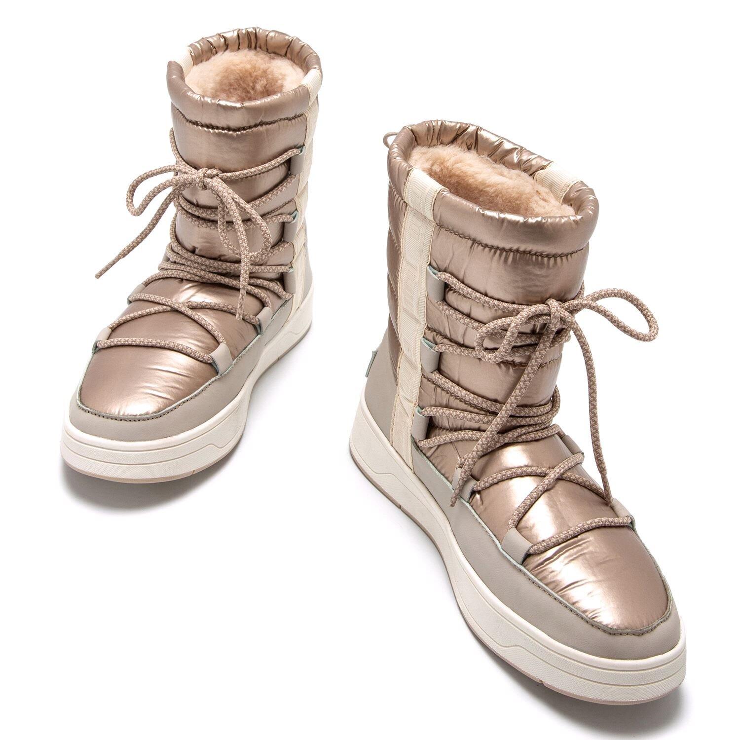 BOTINES PLANOS Mujer MTNG Nepal Beige 4/7