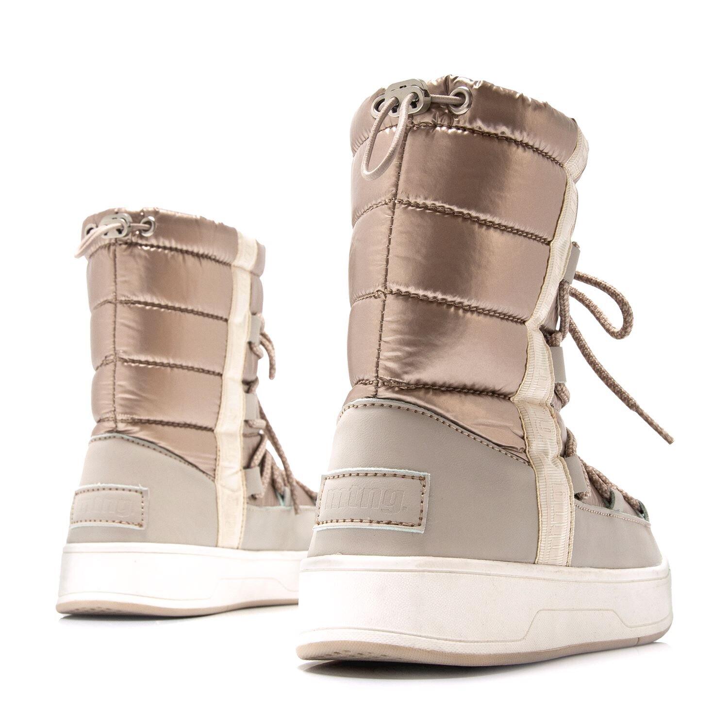 BOTINES PLANOS Mujer MTNG Nepal Beige 3/7