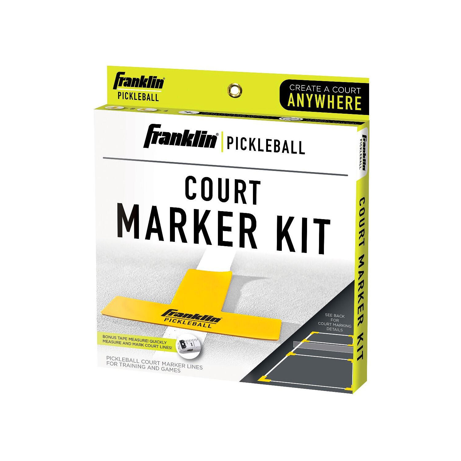Bandes de marquages au sol pour terrain de Pickleball - Franklin sports 3/6