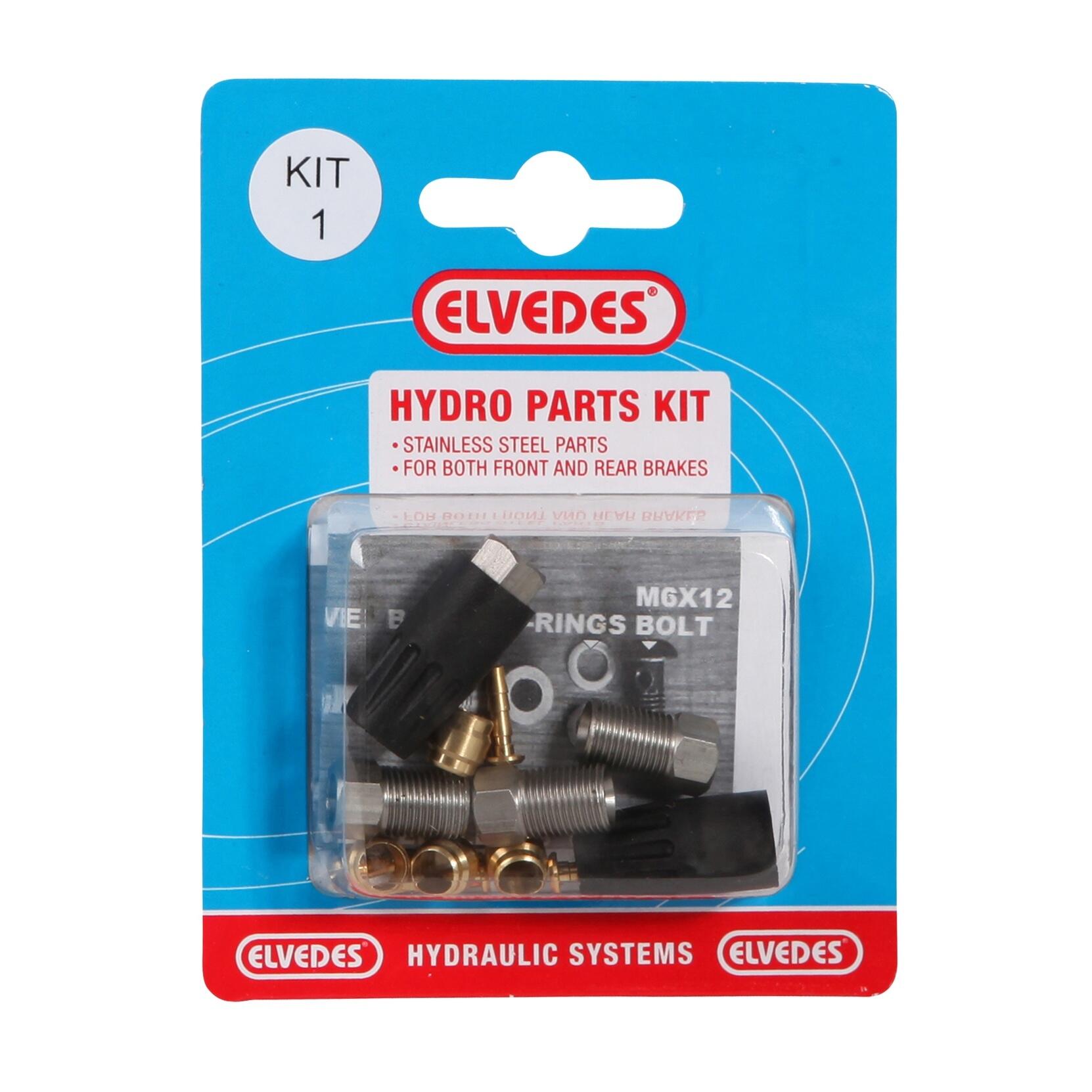 Kit adaptador hidráulico para travões dianteiros e traseiros em aço inoxidável E
