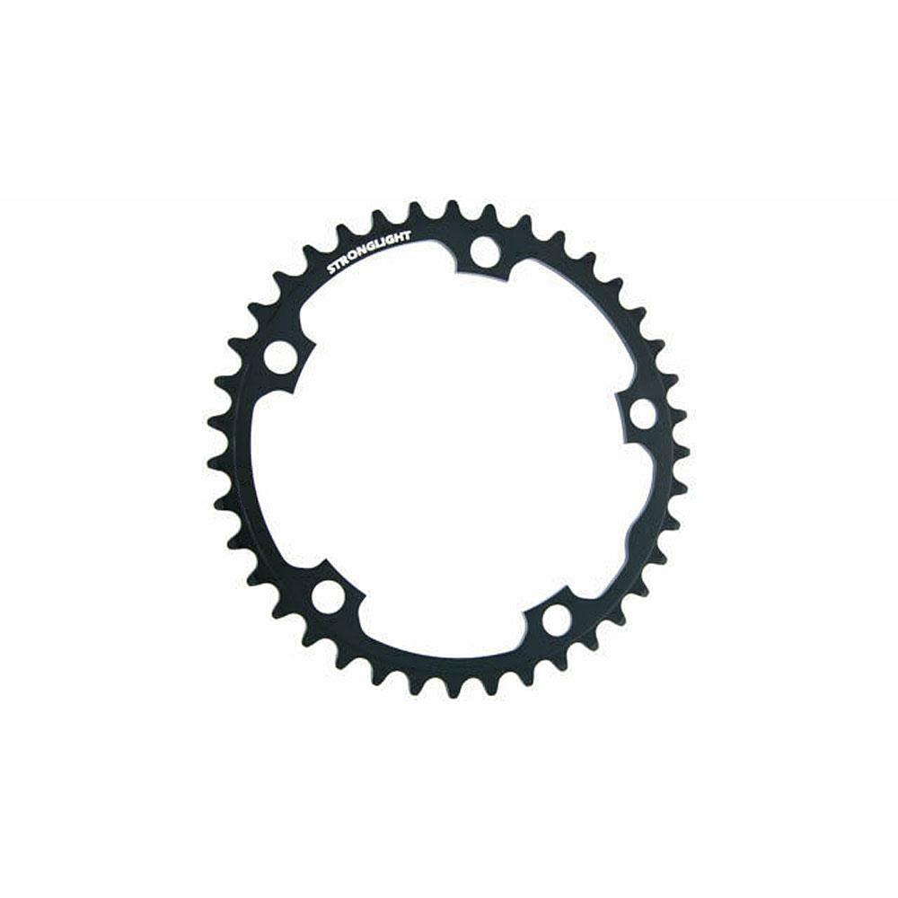 Stronglight 38T Black Chain Ring 130 BCD Standard 9/10 Speed Dural 5083 Alloy 1/3
