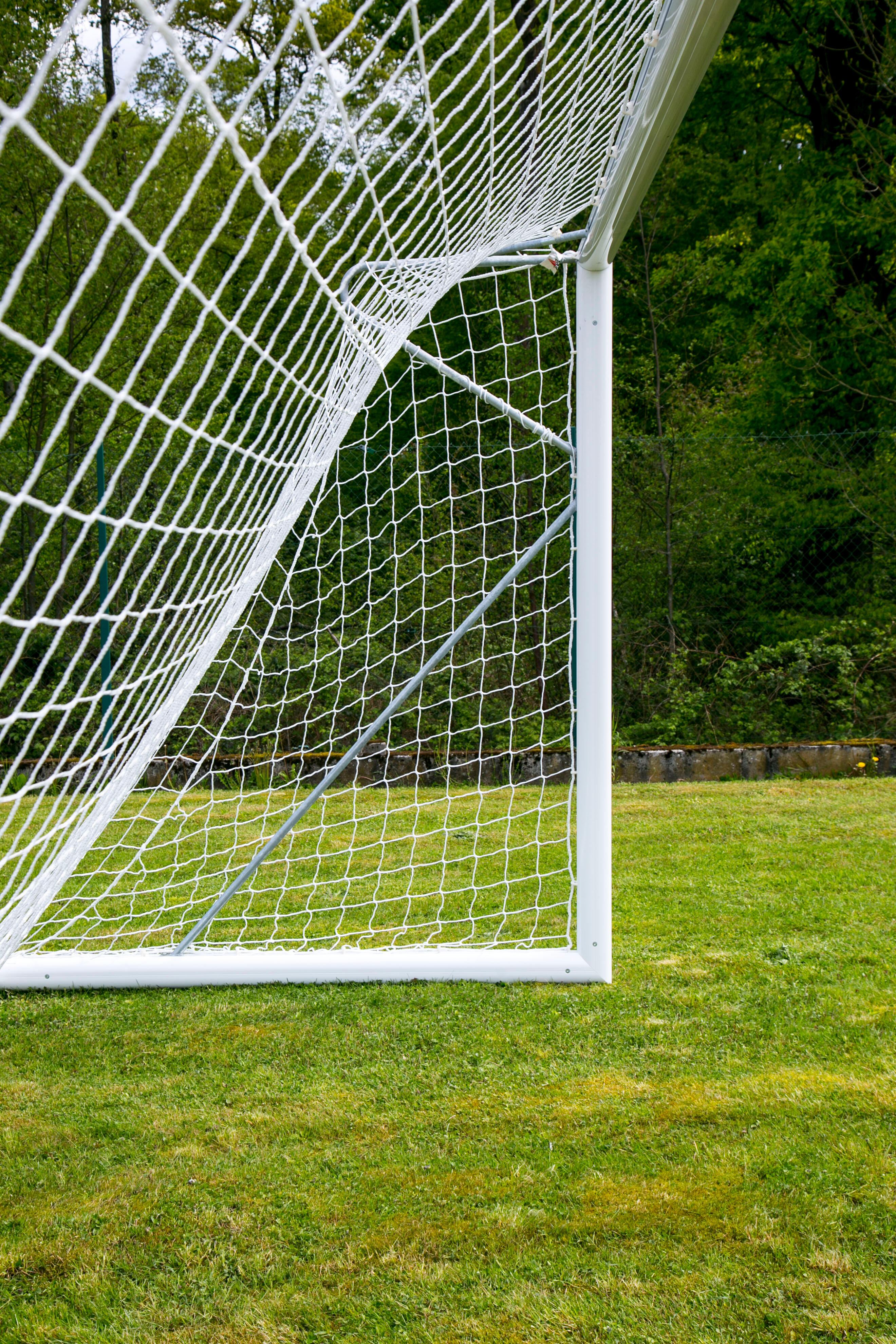 Filet 3mm de but de foot à 11 - Blanc - Pour but 7.32 x 2.44 x 0.8 x 1.5m 3/5