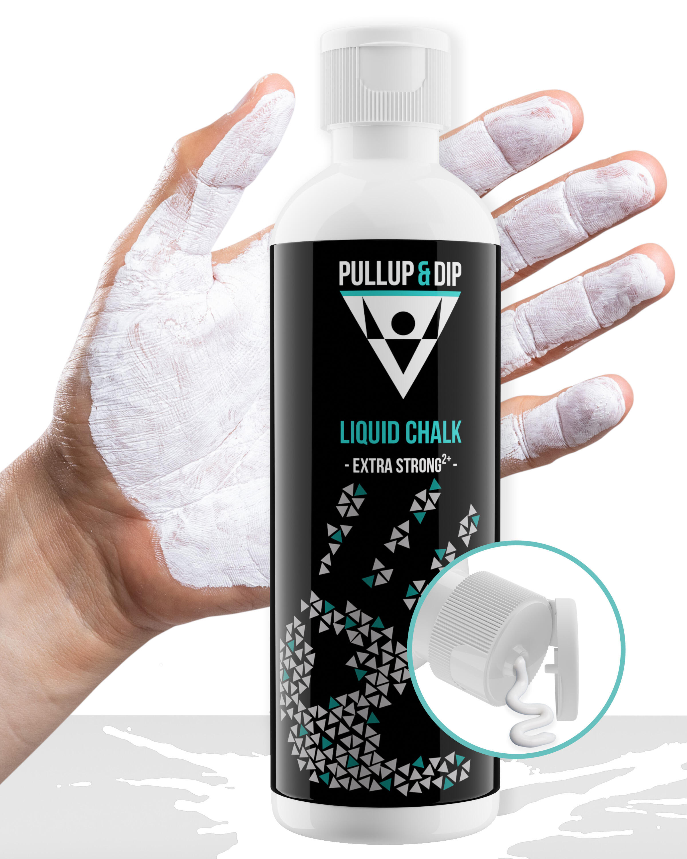 Liquid Chalk für perfekten Grip, schnell trocknend & abwaschbar (1x / 2x 200ml) 2/8