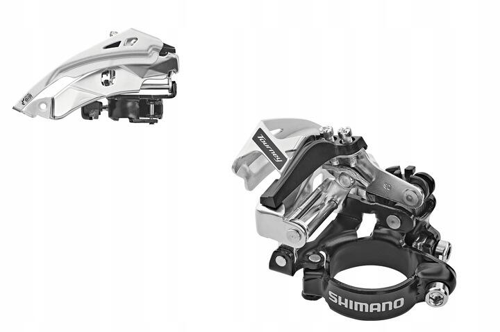 Umwerfer TOURNEY FD-TY700 3-fach MTB/Trekking Schelle tief Dual-Pull 3/4